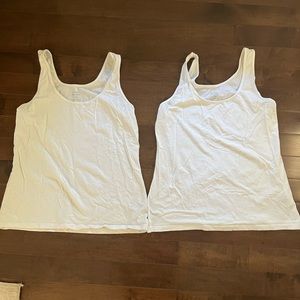 COPY - Old navy white tanks